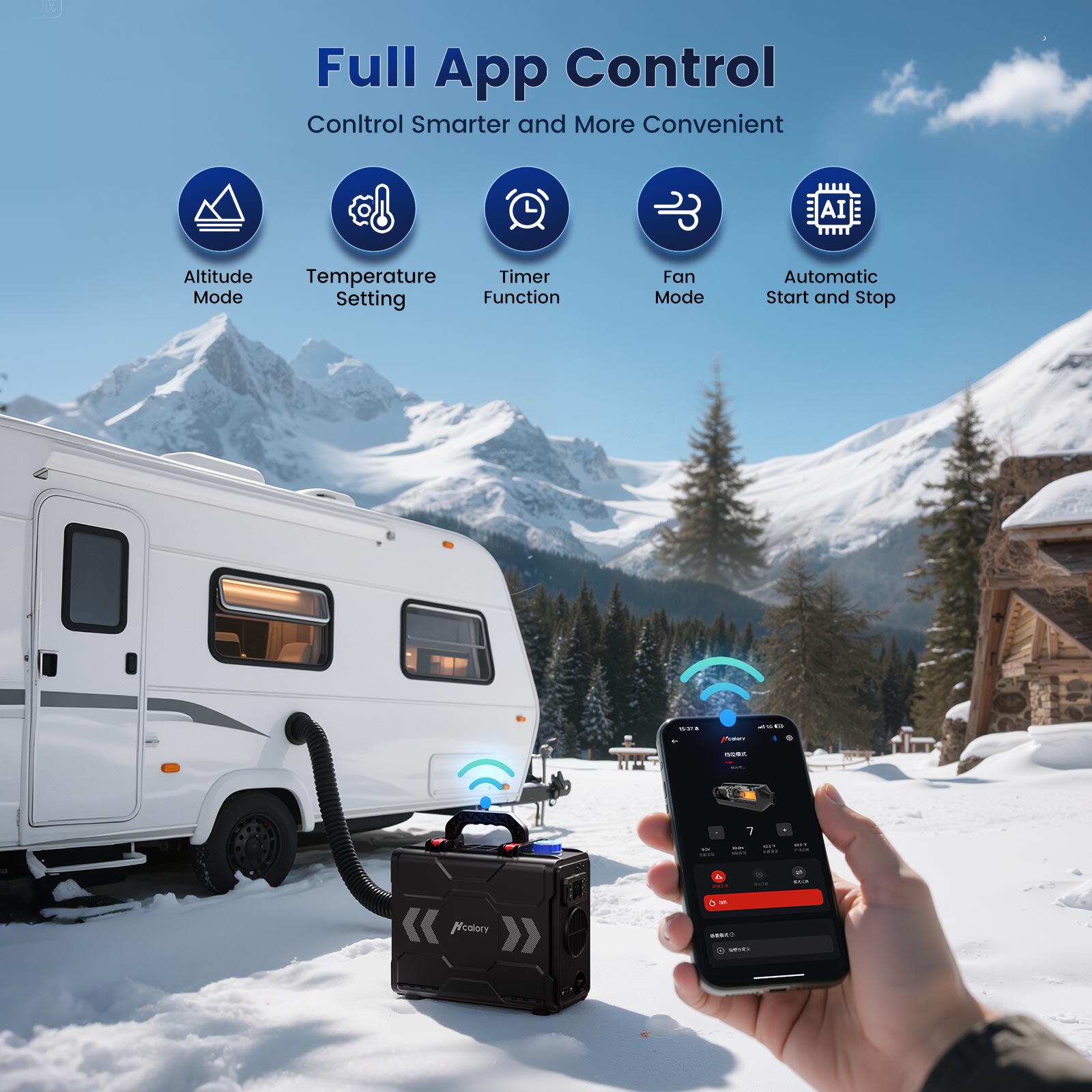 Hcalory TB2S+ 8KW Dieselkachel - Fishing Camera recensie en prijs