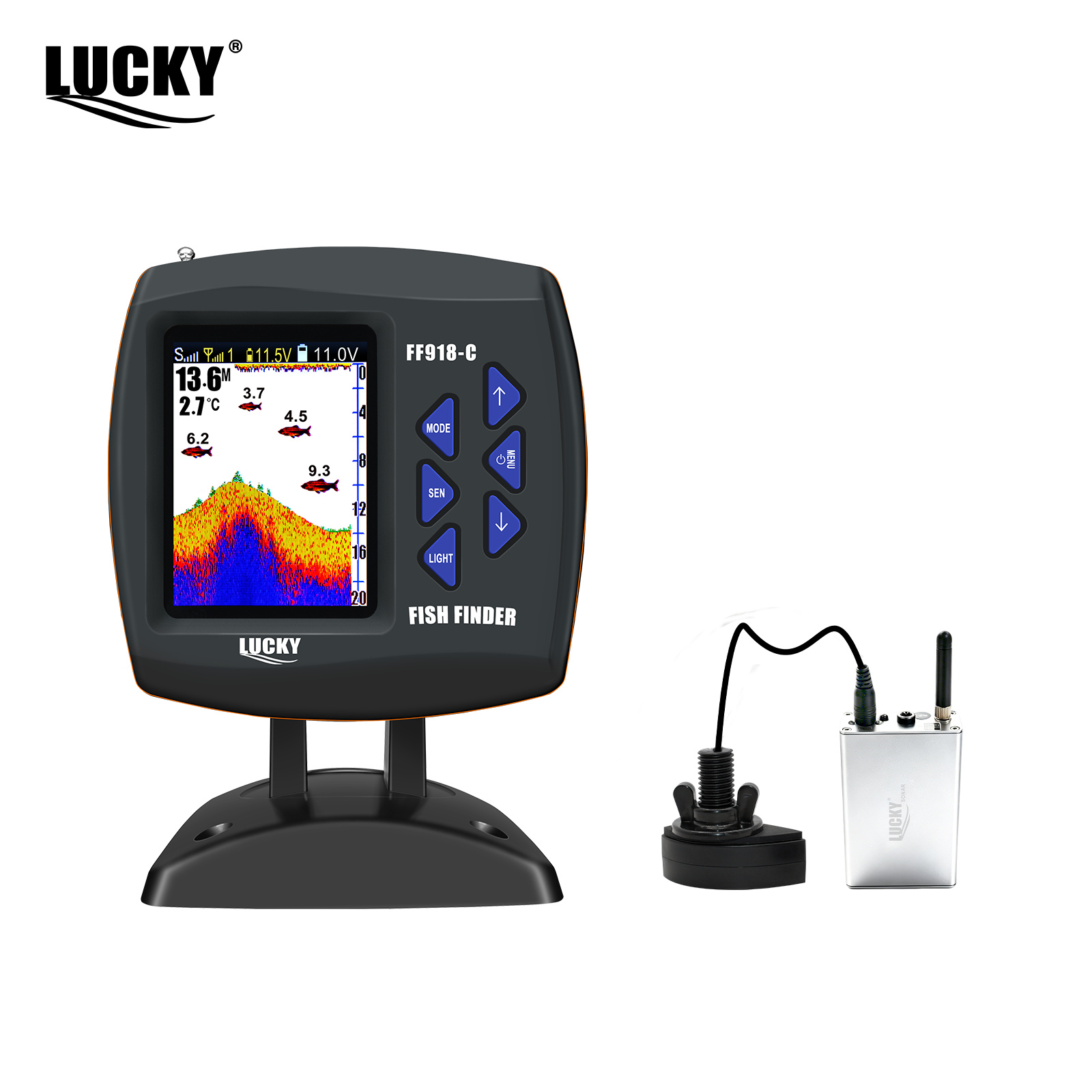 Lucky FF918 draadloze afstands - Fish Finder Cable recensie en prijs
