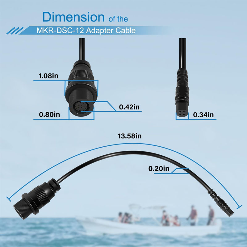 1852081 MKR-DSC-12 4-pins fish - Fish Finder Cable recensie en prijs