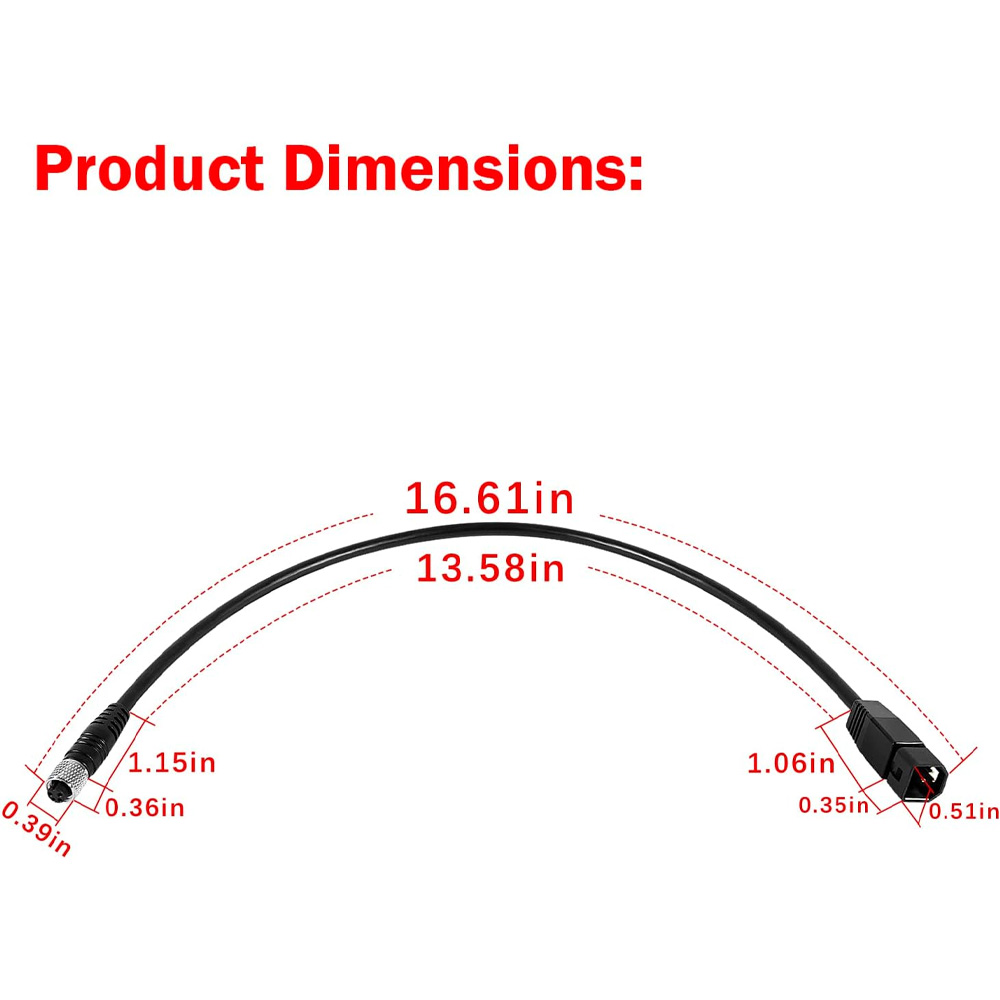 Vervanging voor 1852068 MKR-US - Fish Finder Cable recensie en prijs