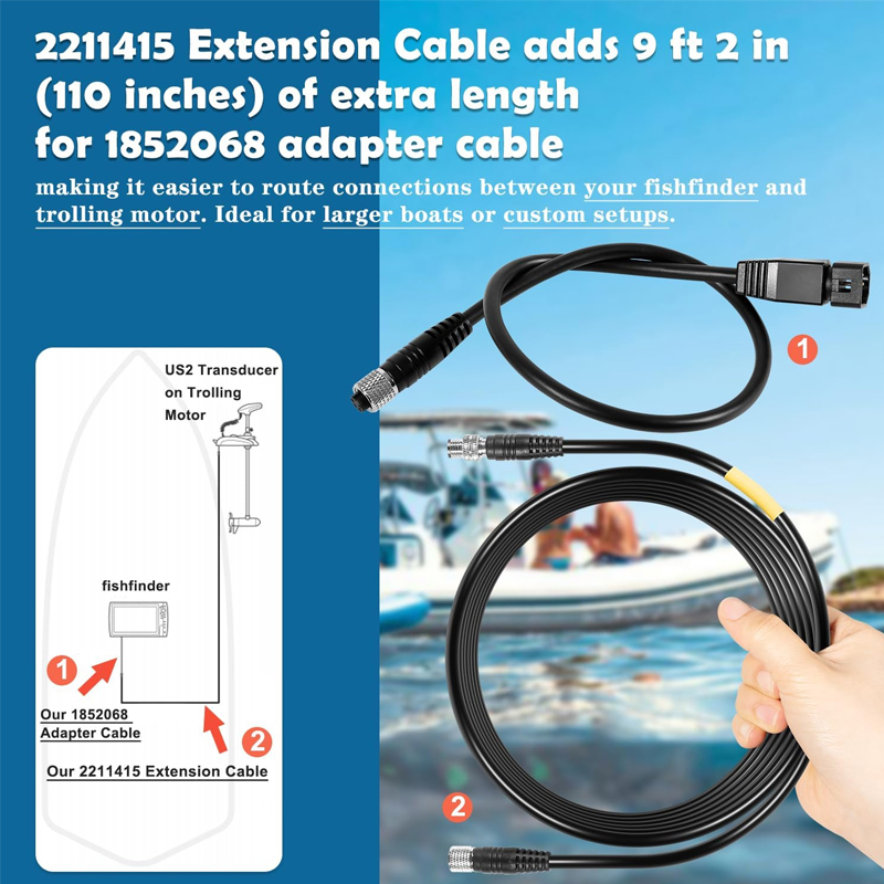1852068 MKR-US2-8 7-pins adapt - Fish Finder Cable recensie en prijs