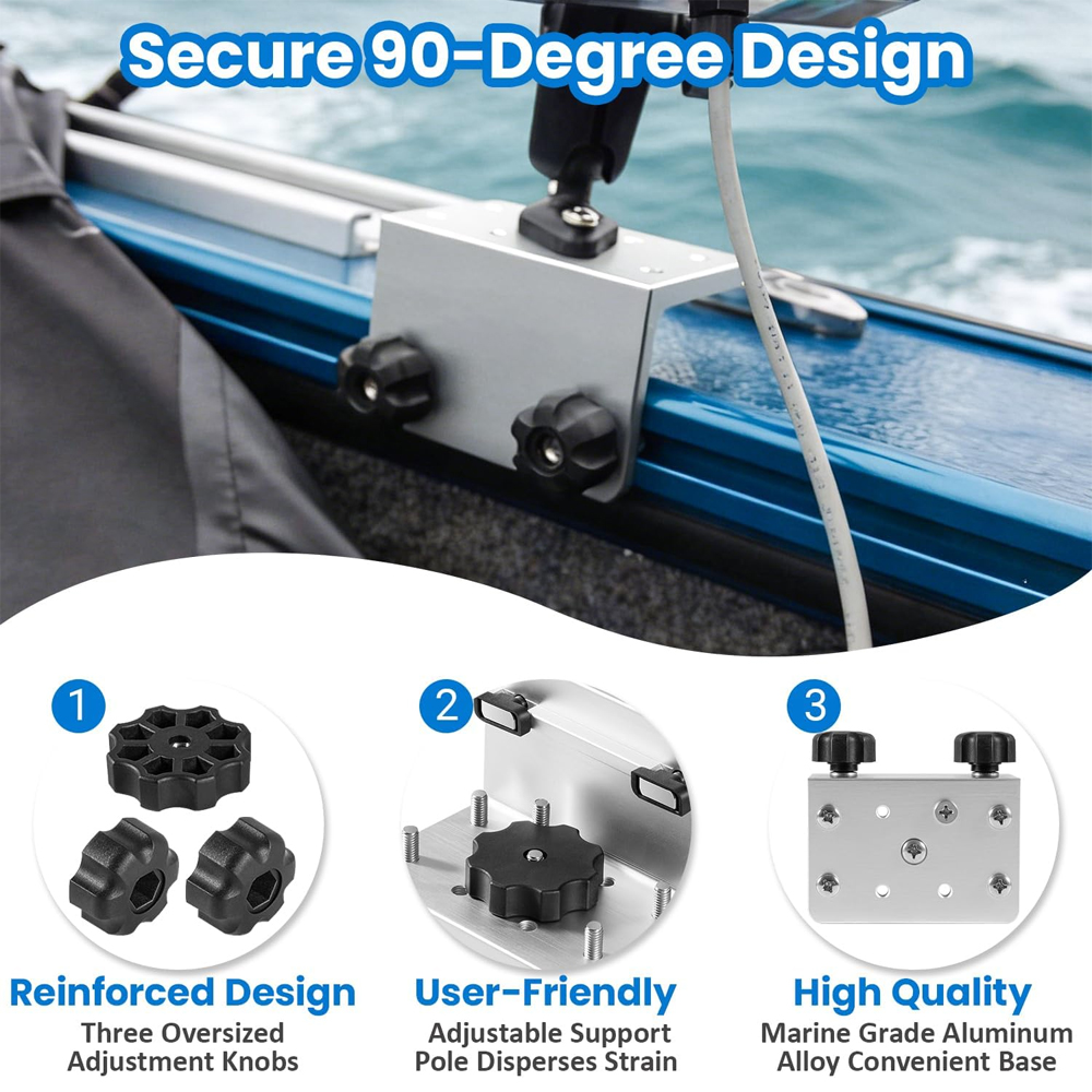 2-pack 90 °   Bootgunnel-beves - Fish Finder Mount recensie en prijs